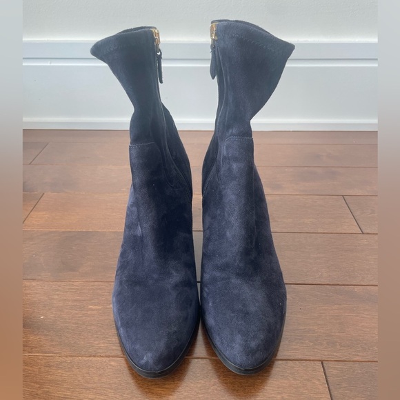 LK Bennett Navy Blue Suede Ankle Boots – Women’s 36 EU / US 6 – Made in Italy - Picture 3 of 7